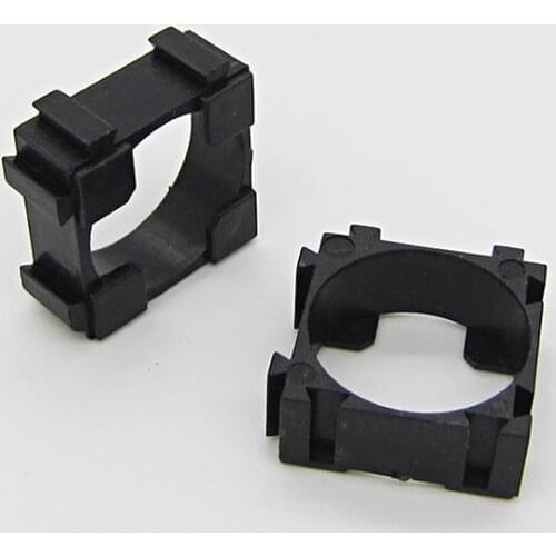 18650 battery holder bracket Cylindrical battery holder 18650 li-ion cell holder Safety anti vibration 18650 plastic case box