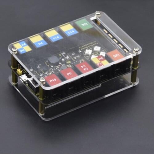 Keyestudio EASY Plug Shield V1.0+Acrylic Board for Micro:Bit DIY STEM Projects