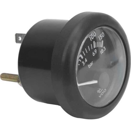 Oil Pressure Gauge Plastic Car Motor Pressure Meter with High Accuracy for Agricultural Machinery
