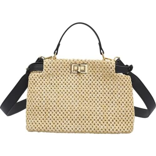 Fashion designer Shoulder Bags Casual Women Totes crossbody bags Female Leather Knitting Chain Handbag for Women 2021