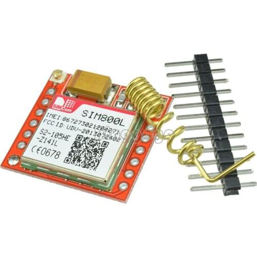 Smallest SIM800L GSM GPRS Module Card Board Quad-band Onboard With Antenna