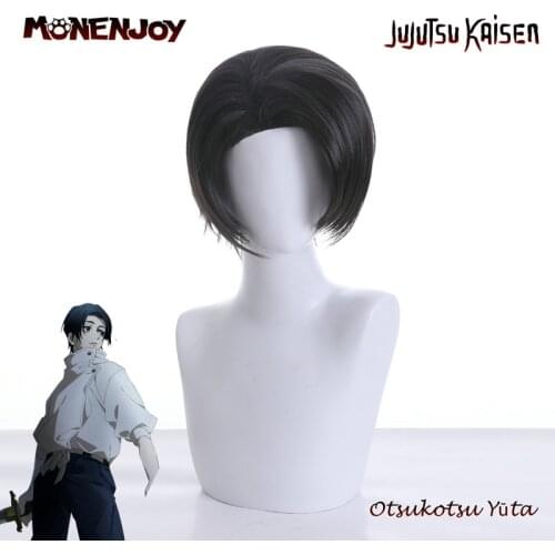 Monenjoy Jujutsu Kaisen Otsukotsu Yuta Cosplay Wig Black Anime Cos Hair