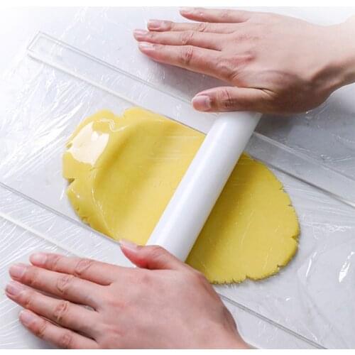 3/5mm Biscuit Rolling Balance Ruler Thickness Balance Rule Rolling Cookie Dough Icing Fondant Flat Ruler Baking Tool