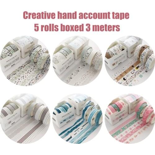 Multi-color Masking Tape Scrapbooking Decorative Adhesive Tapes DIY Photo Album Crafts Journal Sticker Label School Supplies HOT