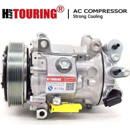 SD7C16 AC Compressor for PEUGEOT 407 607 CITROEN C5 6453PN 6453RA 6453RC 9648138680 9648238480 9656572480 9656572680 9660555280