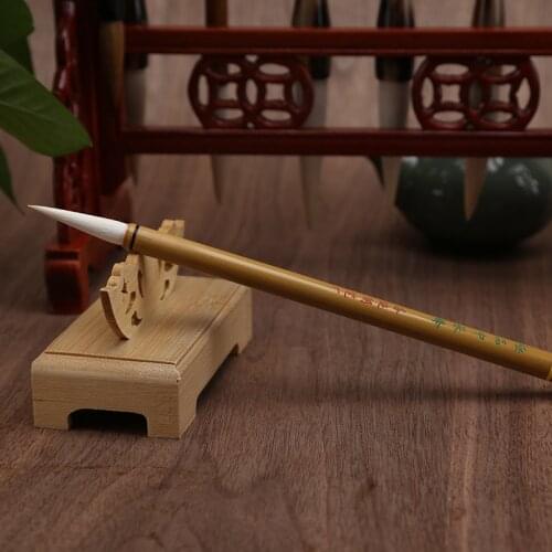 Shanlian Lake pen factory Shuangyang brand Lake pen ji product zhongchangfeng pure sheep soft fillet pen Zhongkai stationery