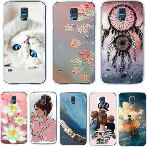 Silicone phone Case For Samsung Galaxy S5 i9600 SM-G900F cover For Samsung S5 Phone cover bumper