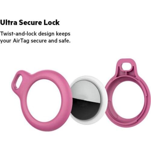 Silicone Protective Cover For Airtags Anti-scratch Keychain Protect Sleeve For Tracker Locator Anti-lost Device Protective Case