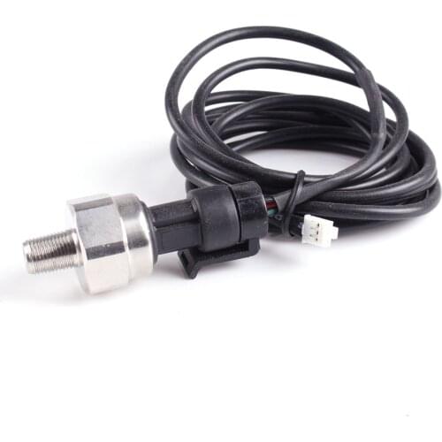 NPT 1/8 0-1.0Mpa (0-10bar) Stainless Steel Not carbon steel alloy shell Replacement electric Oil Fuel Pressure Sensor