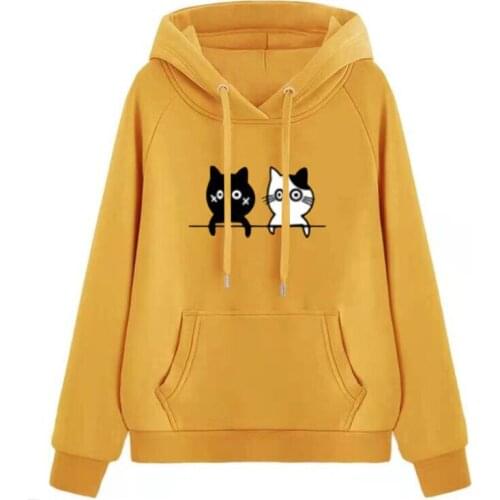 Thickened autumn and winter guard womens new loose hooded coat 29 colors hoodie hoodies women sweatshirt kpop womens harajuku