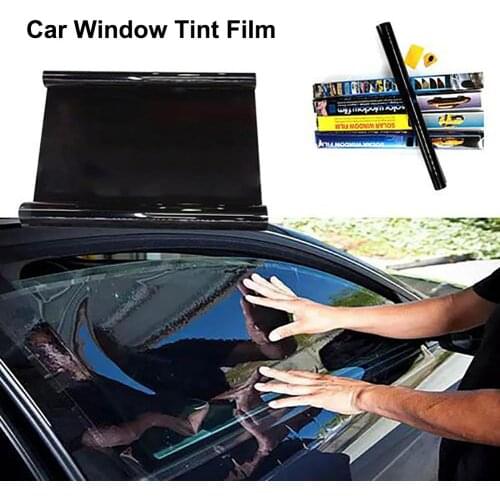Tinting For A Car Black PET Window Tint Film Explosion-proof Anti-scratch Window Glass Insulation Stickers Solar UV Protector