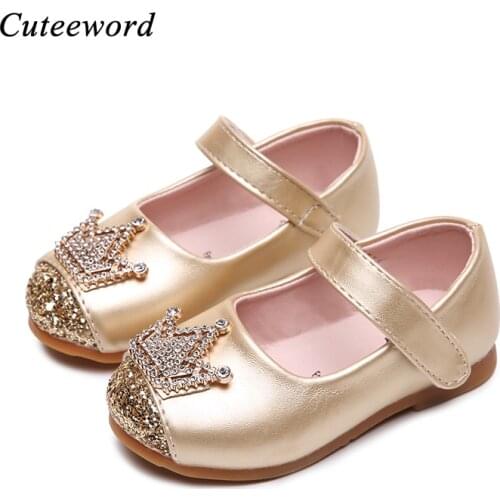 Cute girl causal leather shoes cartoon 3D graffiti print princess shoes for 3-12yrs girls kids childrens outdoor shoes hot sale