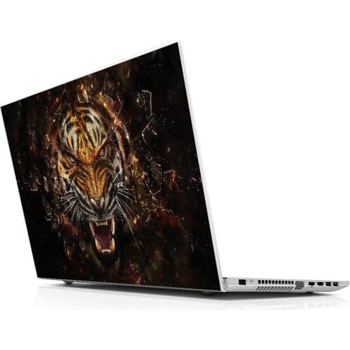 Sticker Master Angry Lion Universal Sticker Laptop Vinyl Sticker Skin Cover For 10 12 13 14 15.4 15.6 16 17 19 "Inc Notebook decal for Macbook,asus,Acer,Hp,Lenovo,Huawei,Dell,Msi,Apple,Toshiba,Compaq