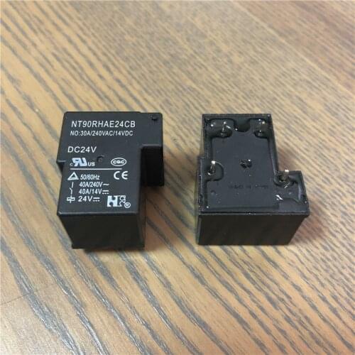 NT90RHAE24CB NT90RHAE12CB High Power Relay 40A 240VAC T90 4 Pins