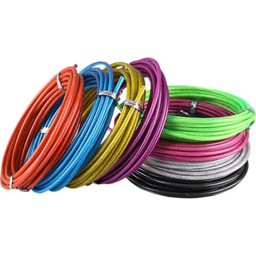 Spare Rope 3m 4MM Crossfit Replaceable Wire Cable Speed Jump Ropes Workout Skipping Rope Steel Wire Training Fitness Equipments