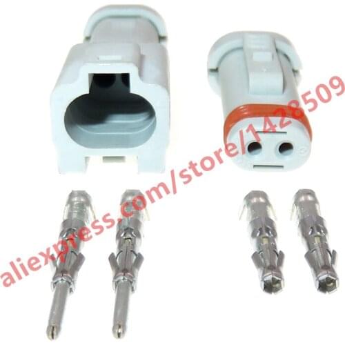 5 Sets 2 Pin 1.2 Series 5342-05821 Automotive Female Male Sealed Connector 5342-05822 Auto Cable Harness Waterproof Socket