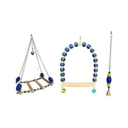 3 PİECE TOY SET FOR BUDGİES