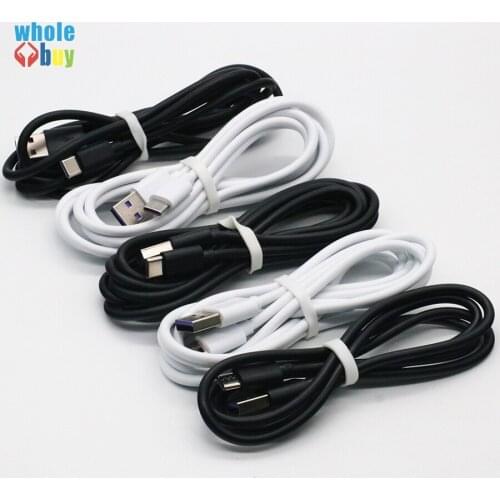 5A USB Type C Cable Fast Charging Cable for Huawei P30 Mate 20 Pro Xiaomi Mi 9 HTC for Macbook LG G5 Mobile Phone Charger 200pcs