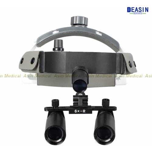 6X Surgical Loupe Helmet Magnifier Dental Loupes Surgeon Operation Medical Enlarger Clinical Magnifier