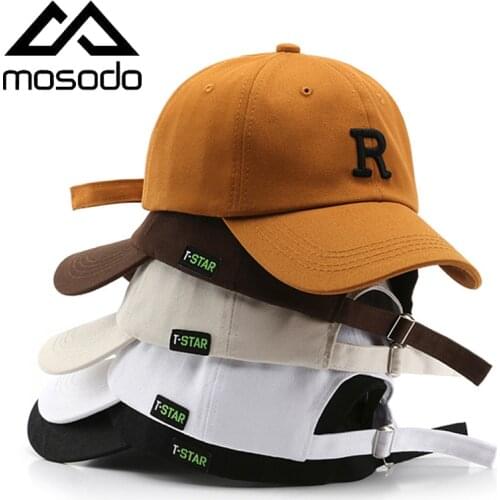 Mosodo Baseball Cap Fashion Simple Letter Embroidery Curved Brim Cap Men Outdoor Sports Hat Multi Color Sun Hat