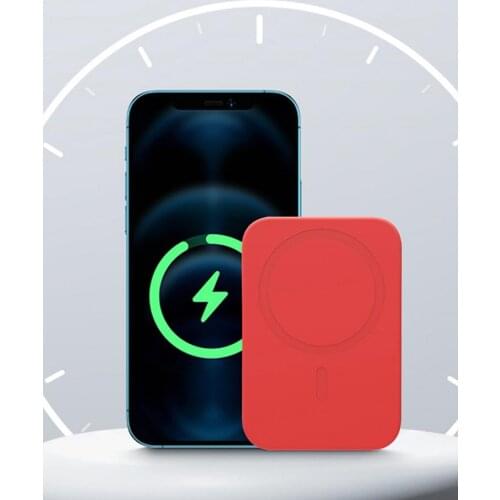 Cover Power Bank Shell Case For Battery Pack Shockproof Protective Cover Compatible For Megsafe Battery Pack Soft Silicone Case