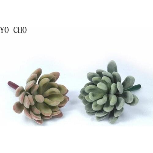 Plantas artificiales Stone lotus artificial flowers for Home Decor Party Wedding decoration mariage Artificial Plants succulents