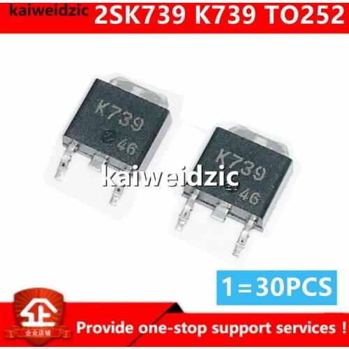 Kaiweikdic New imported original 2SK739 K739 TO-252 2SK739-Z-E1 60V 2A MOS field effect tube The integrated circuit