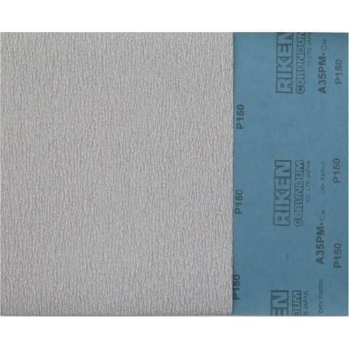9"X11" RIKEN A35PM Square Dry Sandpaper Abrasive White Sanding Paper For Polising furniture wood 120-1000 Grit