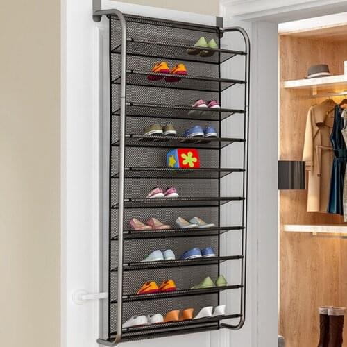 Multi Layer Shoe Rack Shoe Organizer Over the Door Shoes Hanger Shoe Cabinet Hallway Space Saving Wall-mounted