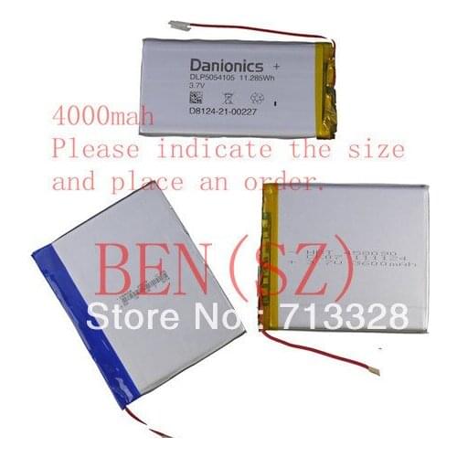 Latest product "for tablet 4000mah multiple size 92 * 79 * 4.5 MM