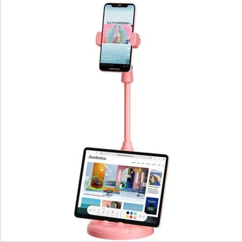 New Live Broadcast Tablet Phone Holder Stand Desktop Adjustable For Phone iPad Xiaomi Huawei Stand Telescopic