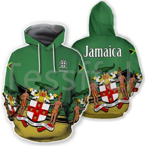 Tessffel County Flag Africa Jamaica King Emblem Lion NewFashion Tracksuit 3DPrint Men/Women Streetwear Pullover Funny Hoodies 15