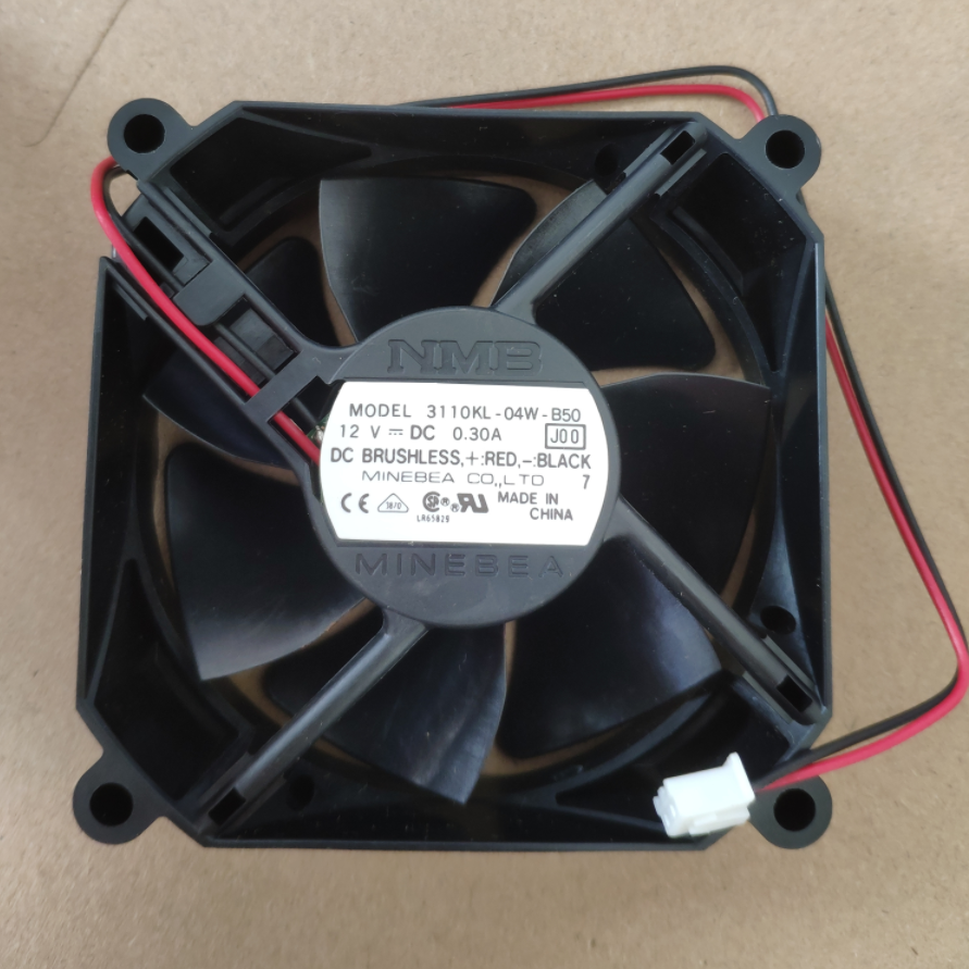 Original NMB 8025 8cm 3110KL-04W-B50 frequency converter fan 12V 0.3A 2wires