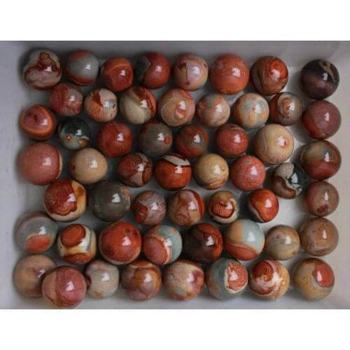 Wholesale Price! 50Pcs 47mm-65mm Polychrome Jasper Crystal Ball Sphere
