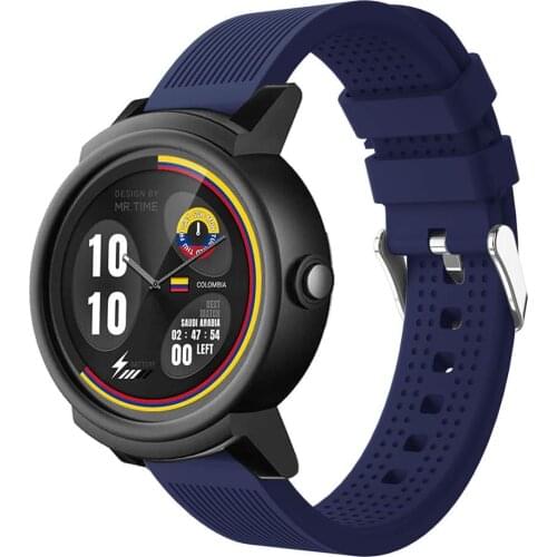 Strap Wrist Band For Ticwatch E Wristband Silicone Replacement sport SmartWatch Soft Bracelet Watch Strap For Ticwatch E bands