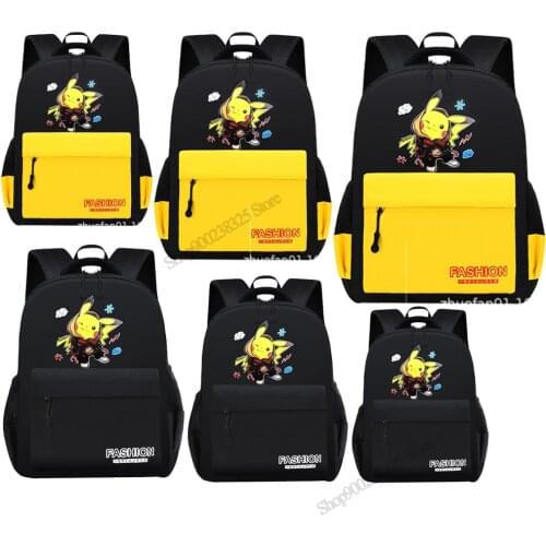 Pokemon pikachu Boy Girl Baby Children Kindergarten Nursery primary School bag Bagpack Schoolbags Kids Student Backpack