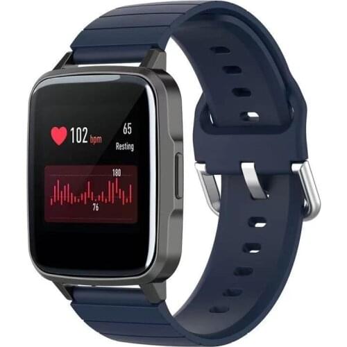 Silicone Watchband Sport Bracelet For For Xiaomi Haylou Solar LS01／ID205/ Willful IP68 Wristband Smart Watch Replacement Strap