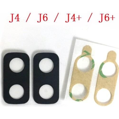 10pcs Original Rear Back Camera Glass Lens For Samsung Galaxy J4 J400 J6 j600 J4 + Plus J410 J6 + Plus J610 with Ahesive Sticker
