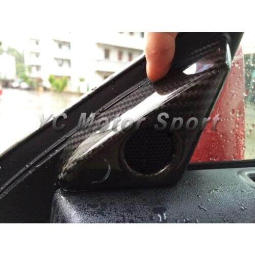 Dry Carbon Fiber 2&2 Twill Weave Glossy Finish RSW Style Interior Trim Fit For 2008-2013 R35 GTR RHD&LHD Door Mirror Inner Panel