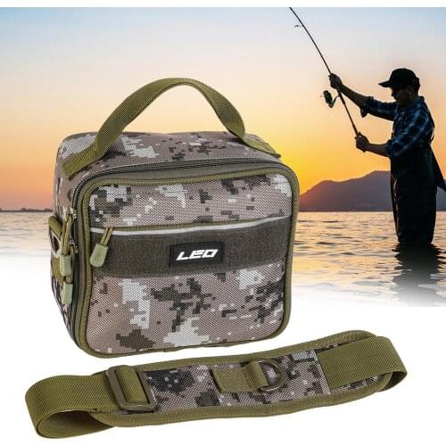Fishing Tackle Bag Luya Small Square Bag Fishing Gear Backpack Camouflage Green Digital Reel Fishing Accessory Storage Package