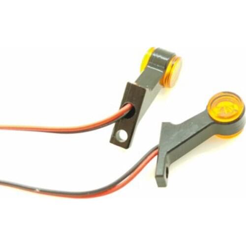 Led Metal Clearance Lamp Side Lights for 1/14 Tamiya RC Truck Car SCANIA R620 VOLVO FH16 ACTROS 3363 1851 AROCS 3348 MAN TGX DIY
