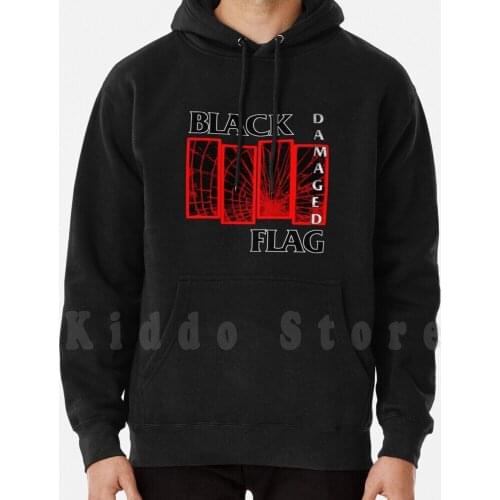 Black Flag-Damaged. hoodie long sleeve Black Flag Black Flag Seminal Hardcore Punk Hermosa Beach