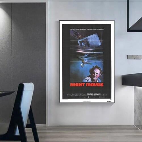 V0352 Night Moves Vintage Classic Movie Wall Silk Cloth HD Poster Art Home Decoration Gift