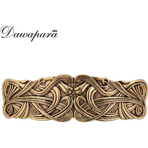 Dawapara Women Or Girls Elegant Vintage Hair Barrettes Accessories Gold Hair Clip Christmas Gifts Hairpin