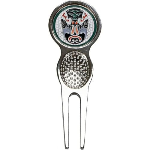 1PCS GOLF Golf Divot Tool Repair Fork whith marker Golf Accessories