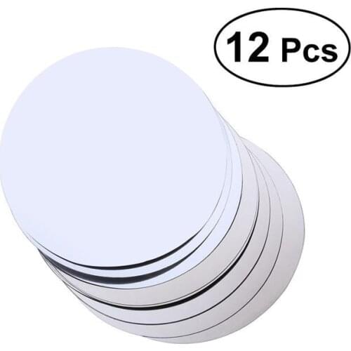 12pcs Aluminum Foil Wine Pourer Disc Flexible Drip Stop Pour Spouts Disk (Silver)