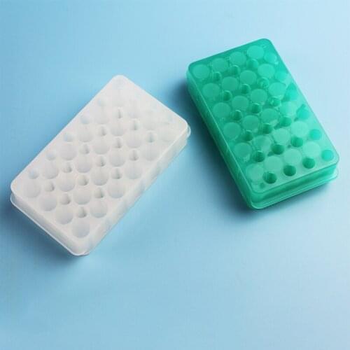 2pcs Lab 24holes Plastic 0.5ml / 1.5ml / 2ml Double Side Reversible Different Holes Pipe Holder Centrifuge Tube Rack