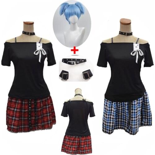 2020 Classroom Murder Shiota Nagisa Punk Girl Uniforms Halloween Party Cosplay Costume Complete Set With Accessories And Wig