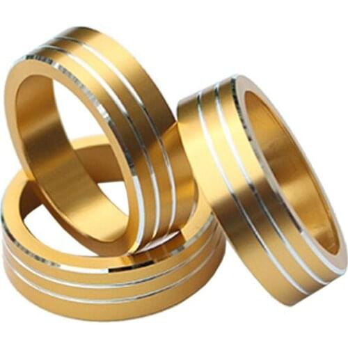 3pcs/set Car Air Conditioning Switch AC Knob Controlling Ring Cover for New Magotan for B8 for Tiguan L for Lamando Wholesale