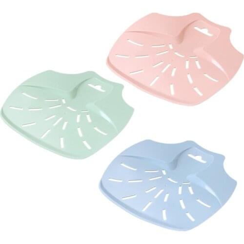 3pcs Creative Plastic Sink Strainer Waste Plug Sink Filter Waste Collector Kitchen Accessories Colanders Strainer Catcher Shovel